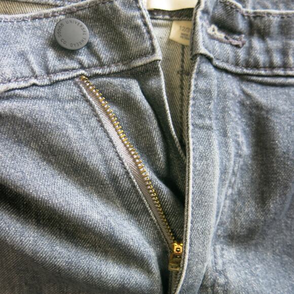 UNIVERSAL THREAD Jeans Vintage Straight Size 12/31R Women Distressed Gray - Picture 5 of 14